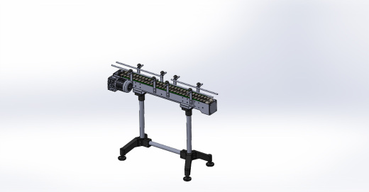 roufa输送链输送带模块3D图纸 STEP格式缩略图